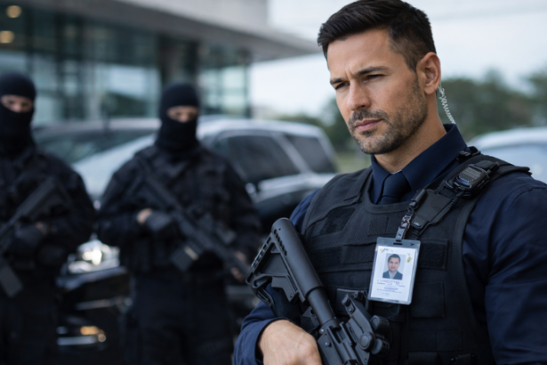 Ernesto Kenji Igarashi apresenta caminhos de especialização em segurança institucional.